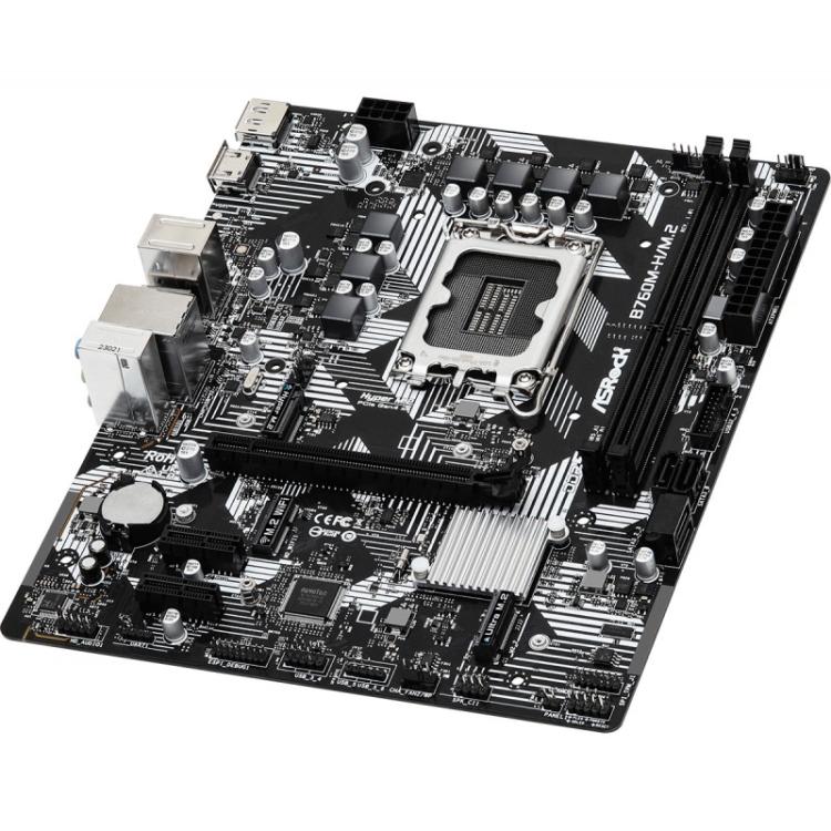Asrock - B760M-H/M.2 Intel B760 LGA 1700 micro ATX