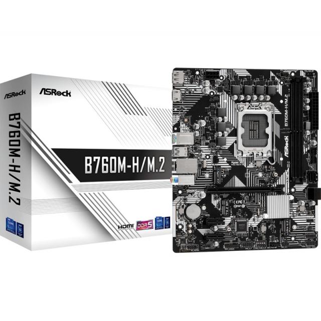 Asrock - B760M-H/M.2 Intel B760 LGA 1700 micro ATX