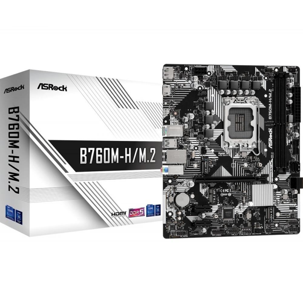 Asrock - B760M-H/M.2 Intel B760 LGA 1700 micro ATX