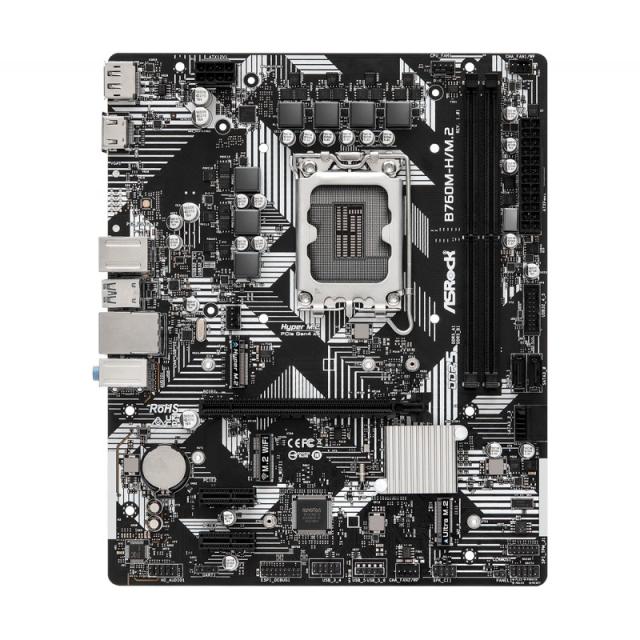 Asrock - B760M-H/M.2 Intel B760 LGA 1700 micro ATX