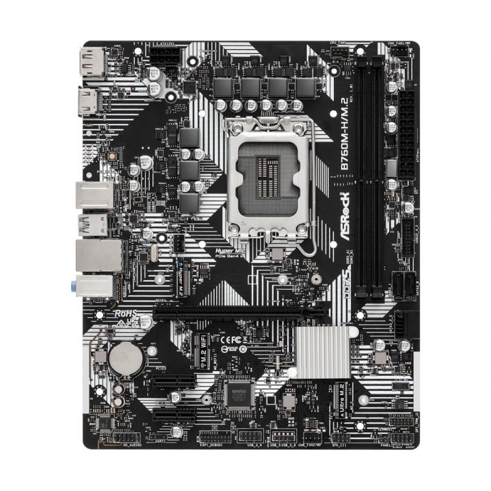 Asrock - B760M-H/M.2 Intel B760 LGA 1700 micro ATX
