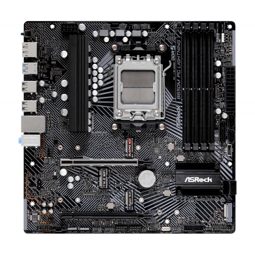 Asrock - B650M PG Lightning AMD B650 Zócalo AM5 micro ATX