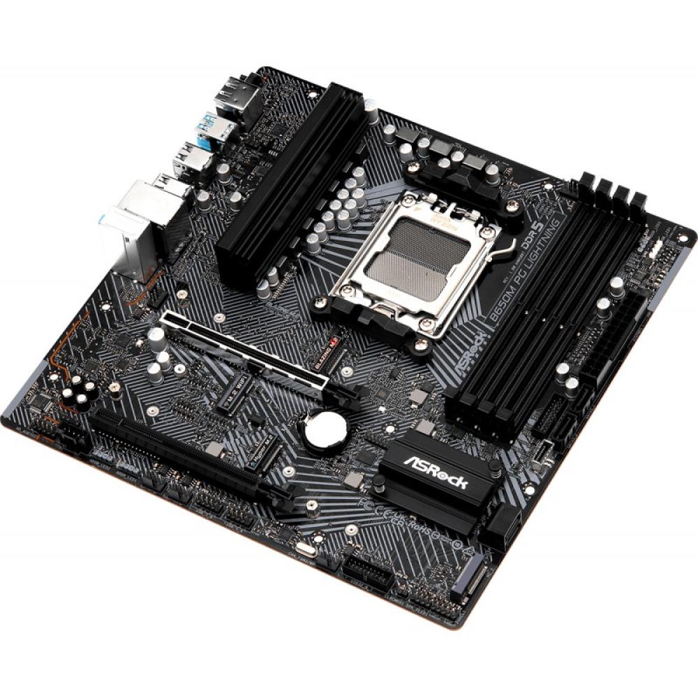 Asrock - B650M PG Lightning AMD B650 Zócalo AM5 micro ATX