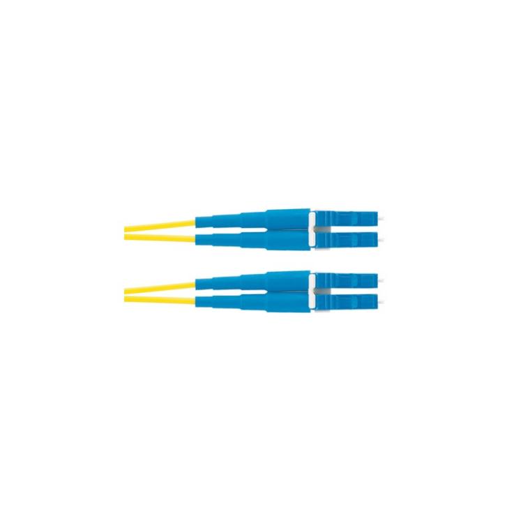 Panduit - 2m OS2 LC Duplex Cable de fibra óptica e InfiniBand Amarillo