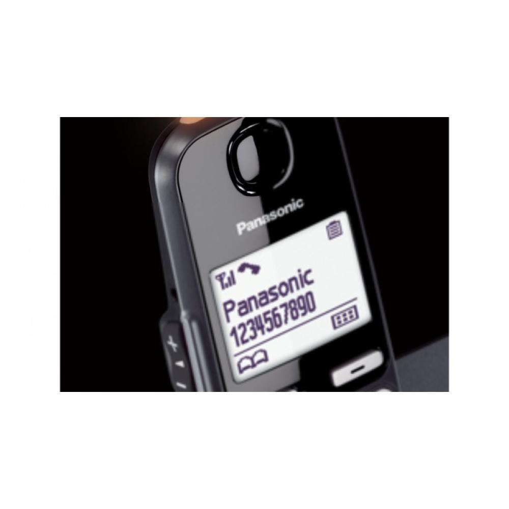 Panasonic - KX-TGE250 Teléfono DECT Identificador de llamadas Negro