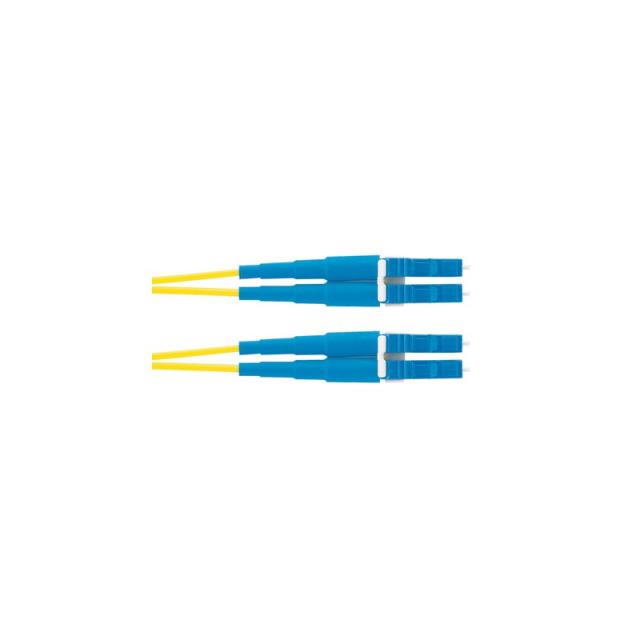Panduit - 1m OS2 LC Duplex Cable de fibra óptica e InfiniBand Azul, Amarillo