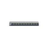 NETGEAR - GS116 No administrado L2 Gigabit Ethernet (10/100/1000) Negro