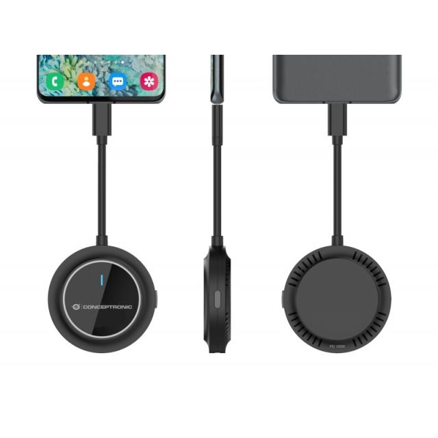 Conceptronic - ATHERIC01B adaptador de pantalla inalámbrico HDMI/USB Full HD Mochila