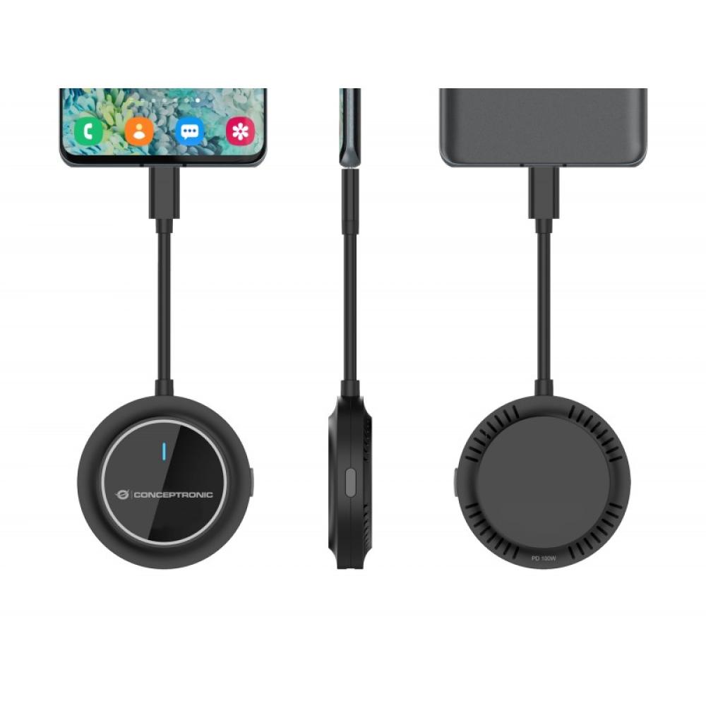 Conceptronic - ATHERIC01B adaptador de pantalla inalámbrico HDMI/USB Full HD Mochila