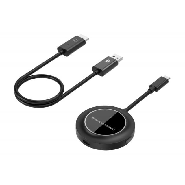 Conceptronic - ATHERIC01B adaptador de pantalla inalámbrico HDMI/USB Full HD Mochila