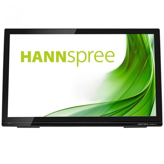 Hannspree - HT273HPB pantalla para PC 68,6 cm (27") 1920 x 1080 Pixeles Full HD LED Pantalla táctil Mesa Negro