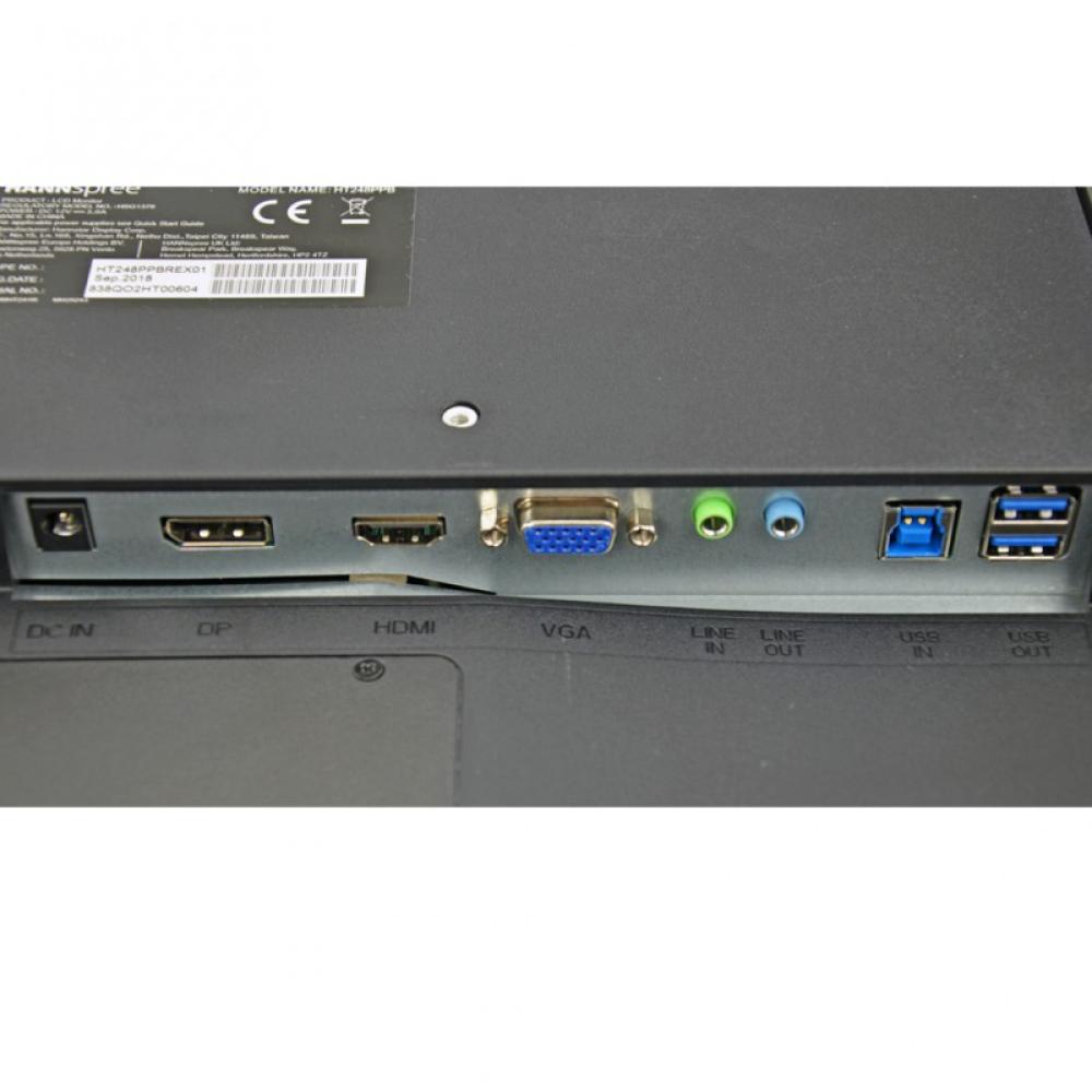 Hannspree - HT 248 PPB pantalla para PC 60,5 cm (23.8") 1920 x 1080 Pixeles Full HD LCD Pantalla táctil Mesa Negro