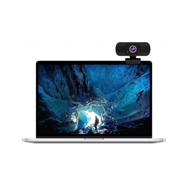 Urban Factory - WEBEE cámara web 20 MP 1920 x 1080 Pixeles USB 3.2 Gen 1 (3.1 Gen 1) Negro