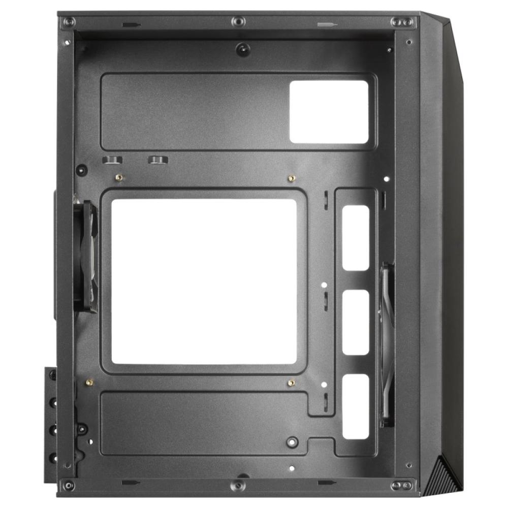 Mars Gaming - MC-S1 Negro, Caja PC Compacta Gaming Micro-ATX, Iluminación ARGB 12 Modos, Ventilador FRGB, Ventana Lateral Comple