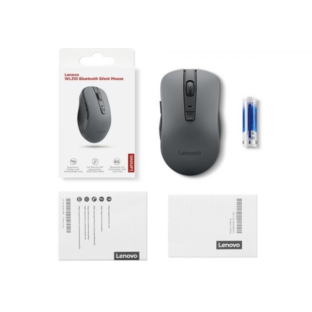 Lenovo - WL310 ratón Oficina Ambidextro Bluetooth Óptico 1200 DPI