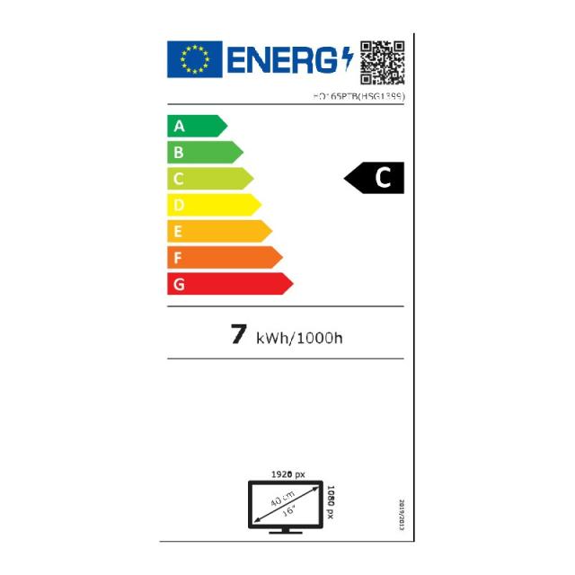 Hannspree - Open Frame HO165PTB pantalla de señalización 39,6 cm (15.6") LED 250 cd / m² Full HD Negro Pantalla táctil 24/7