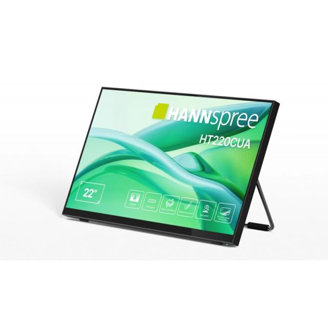 Hannspree - HT220CUA pantalla para PC 54,5 cm (21.4") 1920 x 1080 Pixeles Full HD LED Pantalla táctil Negro