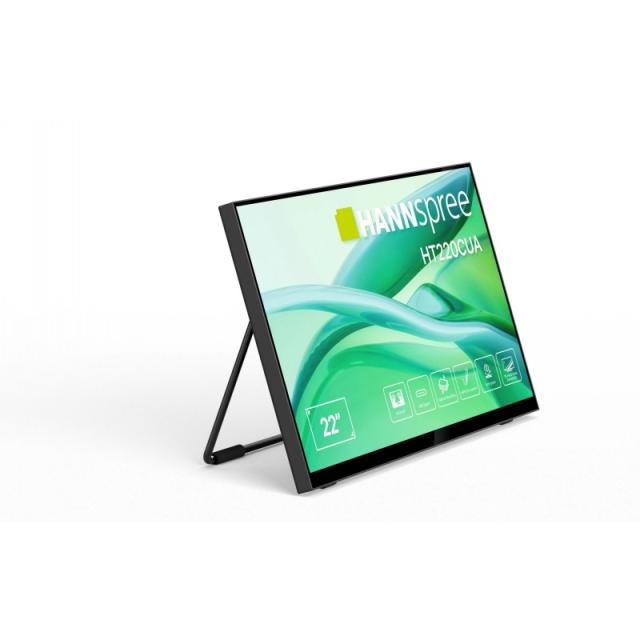 Hannspree - HT220CUA pantalla para PC 54,5 cm (21.4") 1920 x 1080 Pixeles Full HD LED Pantalla táctil Negro