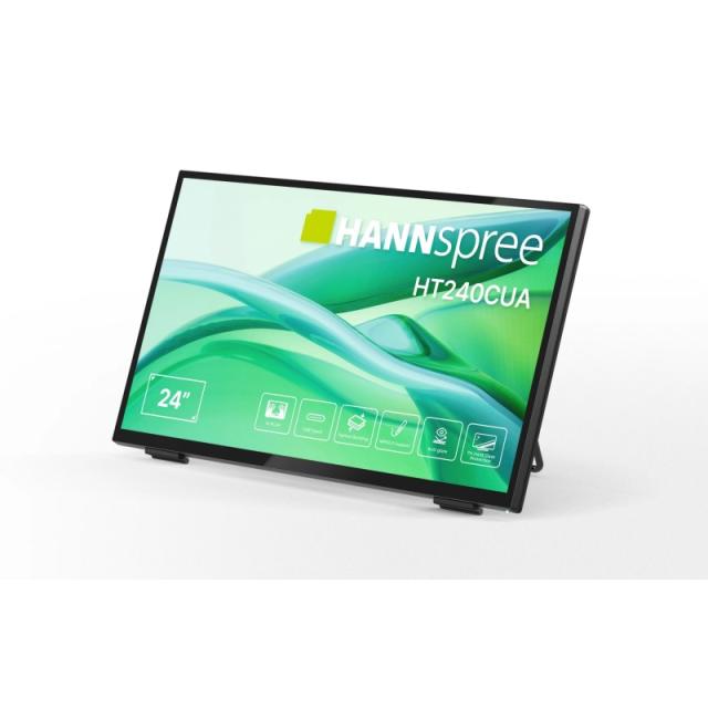 Hannspree - HT240CUA pantalla para PC 60,5 cm (23.8") 1920 x 1080 Pixeles Full HD LED Pantalla táctil Negro