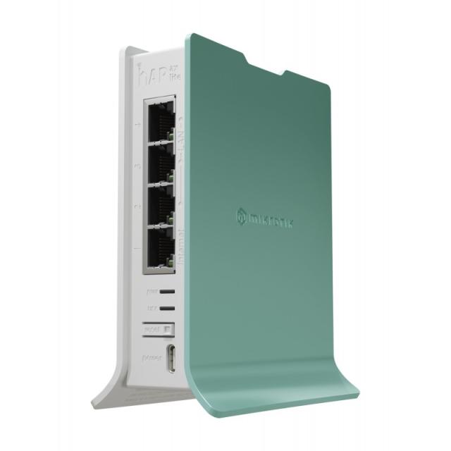 Mikrotik - hAP router inalámbrico Gigabit Ethernet Banda única (2,4 GHz) Verde, Blanco