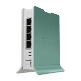 Mikrotik - hAP router inalámbrico Gigabit Ethernet Banda única (2,4 GHz) Verde, Blanco