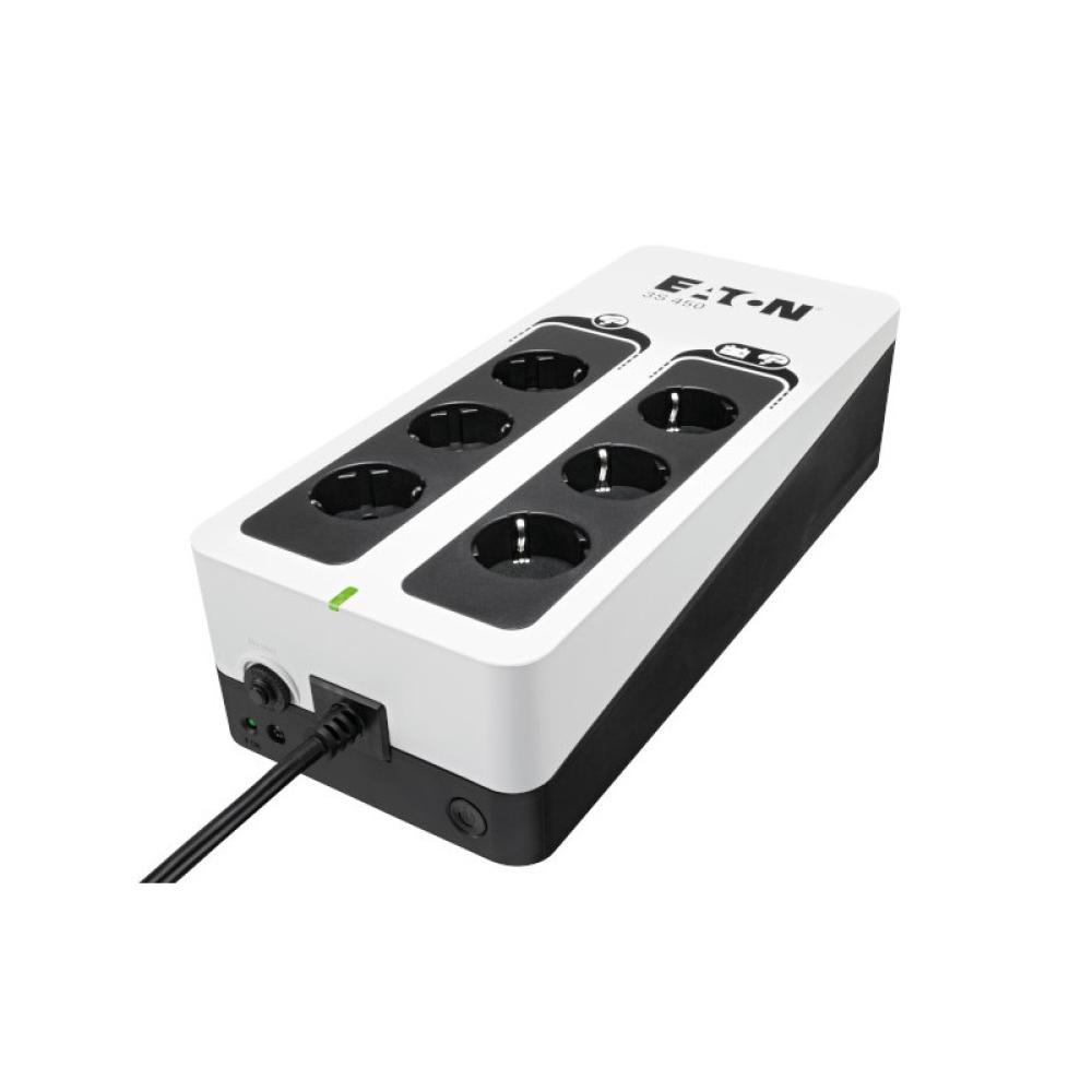 Eaton - 3S450D sistema de alimentación ininterrumpida (UPS) En espera (Fuera de línea) o Standby (Offline) 0,45 kVA 270 W 6 sali