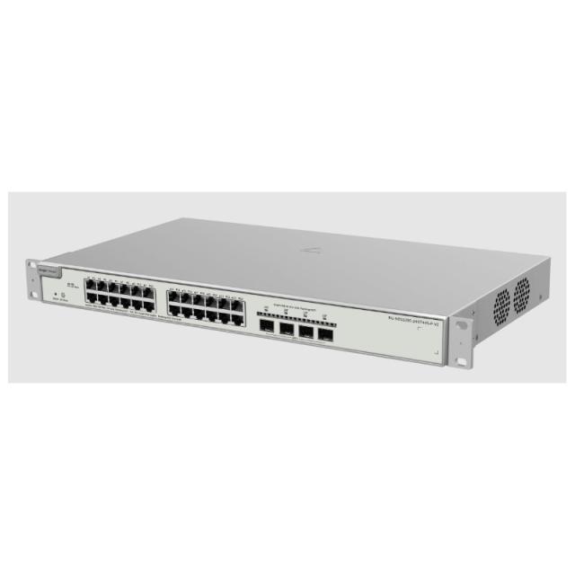 Ruijie Networks - RG-NBS3200-24GT4XS-P-V2 switch Gestionado L2+ Gigabit Ethernet (10/100/1000) Energía sobre Ethernet (PoE) Gris