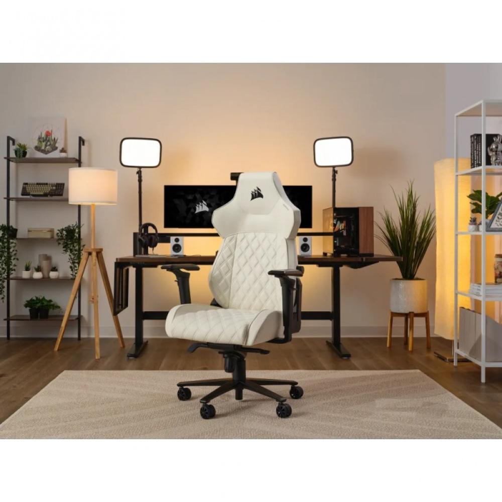 Corsair - TC500 LUXE Silla para videojuegos de PC Asiento acolchado Beige