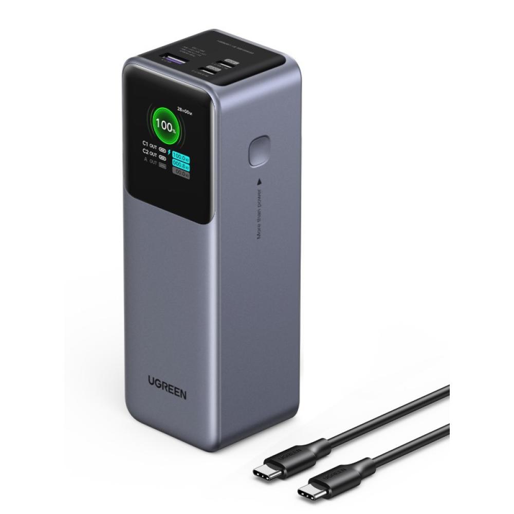 Ugreen - 25000mAh 200W Fast Charging Powerbank Gris
