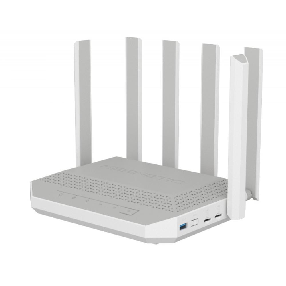 Keenetic - Hero 5G (KN-4110) router inalámbrico 2.5 Gigabit Ethernet Doble banda (2,4 GHz / 5 GHz) Gris, Blanco