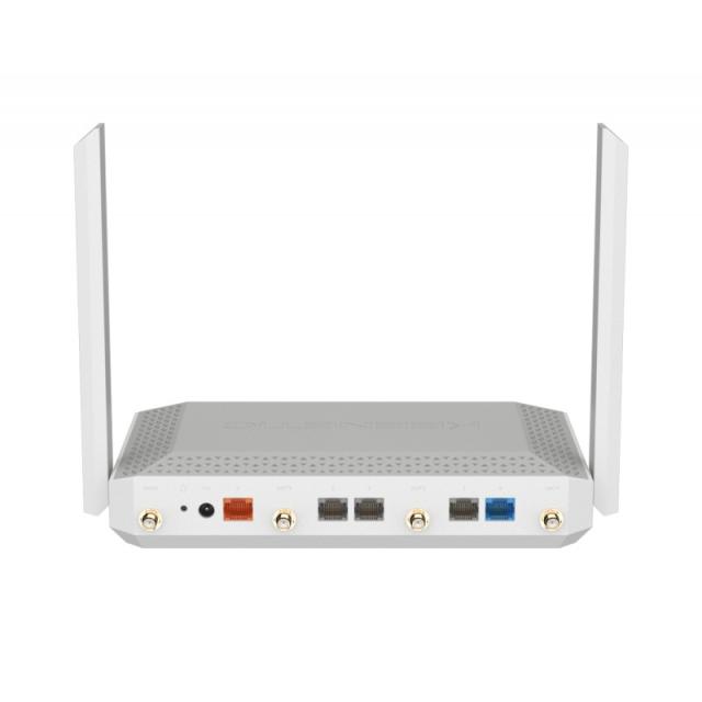 Keenetic - Hero 5G (KN-4110) router inalámbrico 2.5 Gigabit Ethernet Doble banda (2,4 GHz / 5 GHz) Gris, Blanco