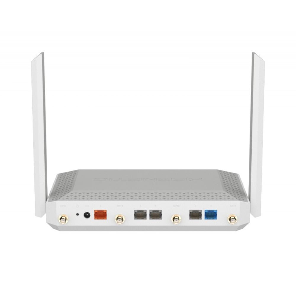 Keenetic - Hero 5G (KN-4110) router inalámbrico 2.5 Gigabit Ethernet Doble banda (2,4 GHz / 5 GHz) Gris, Blanco