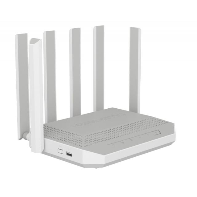 Keenetic - Hero 5G (KN-4110) router inalámbrico 2.5 Gigabit Ethernet Doble banda (2,4 GHz / 5 GHz) Gris, Blanco