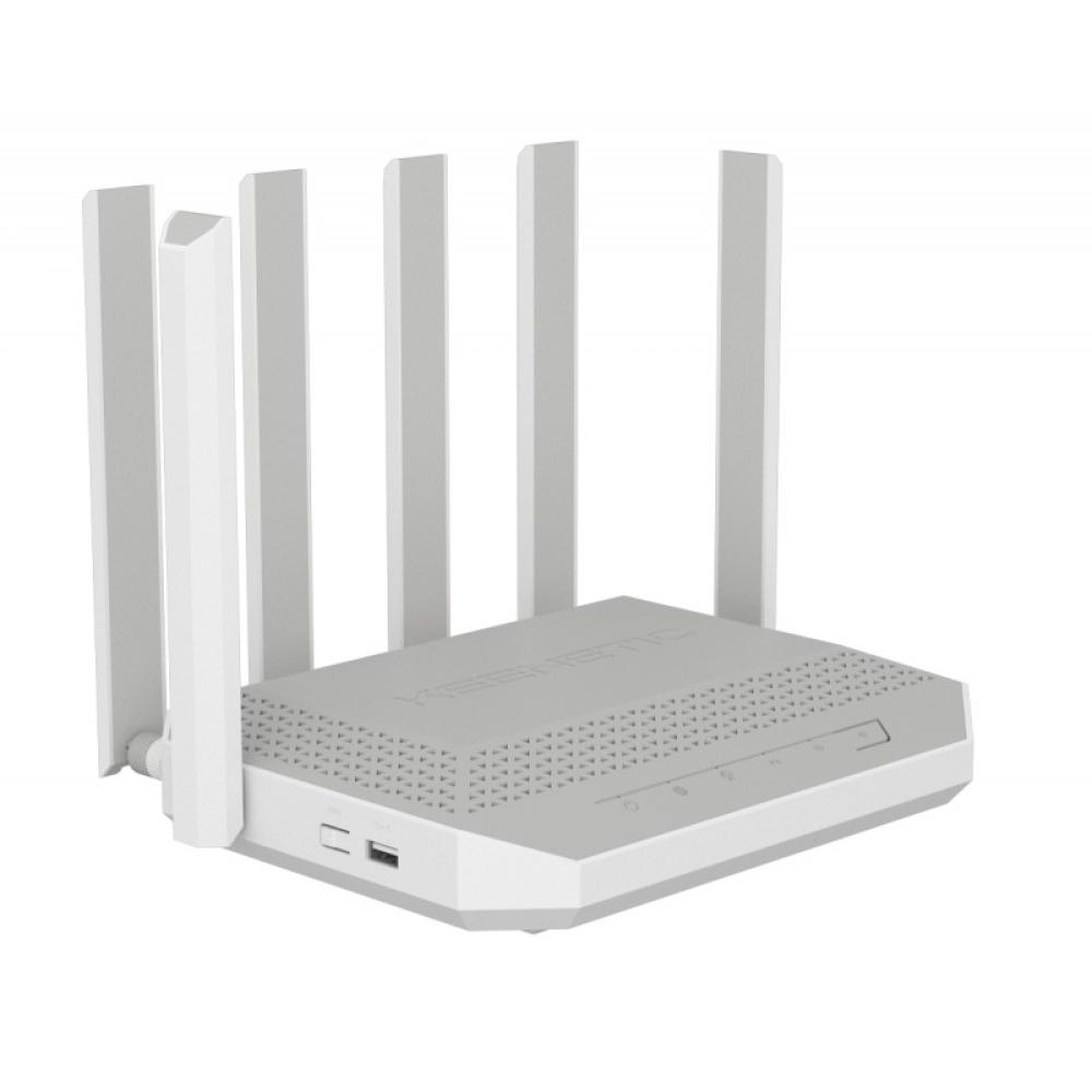 Keenetic - Hero 5G (KN-4110) router inalámbrico 2.5 Gigabit Ethernet Doble banda (2,4 GHz / 5 GHz) Gris, Blanco