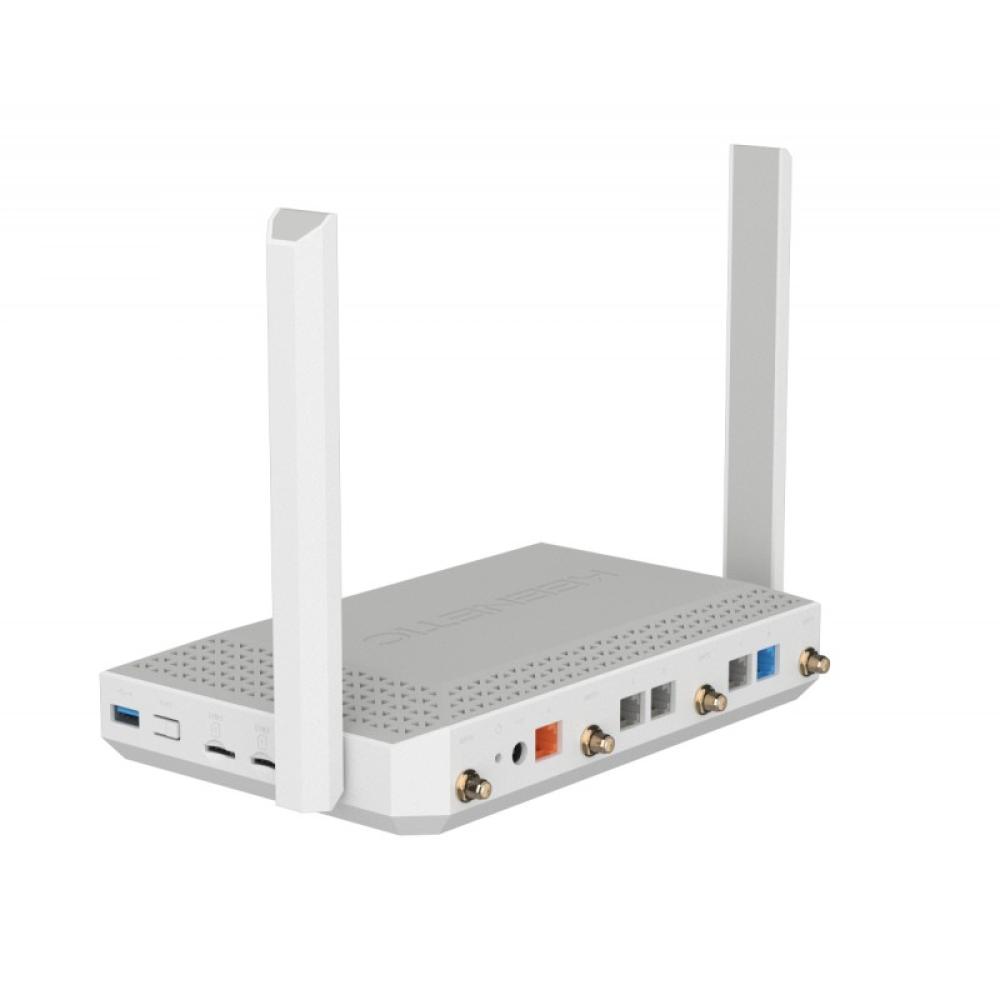 Keenetic - Hero 5G (KN-4110) router inalámbrico 2.5 Gigabit Ethernet Doble banda (2,4 GHz / 5 GHz) Gris, Blanco