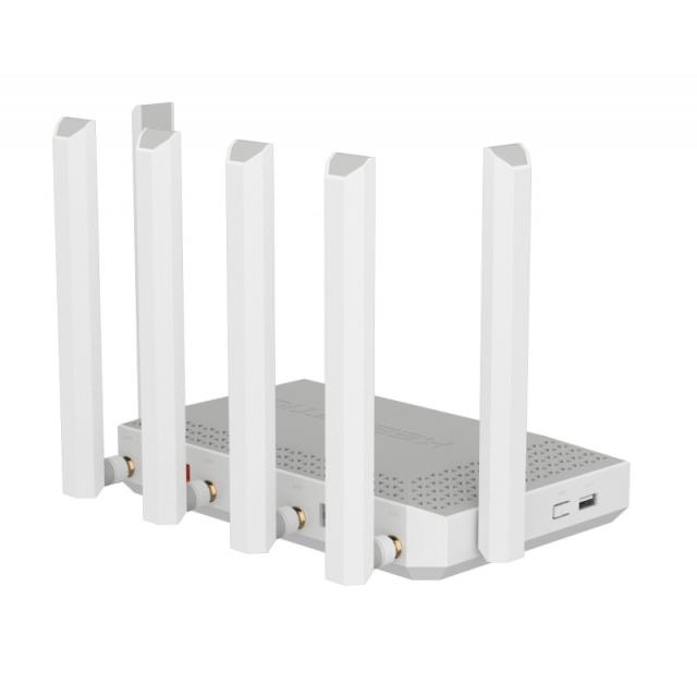 Keenetic - Hero 5G (KN-4110) router inalámbrico 2.5 Gigabit Ethernet Doble banda (2,4 GHz / 5 GHz) Gris, Blanco