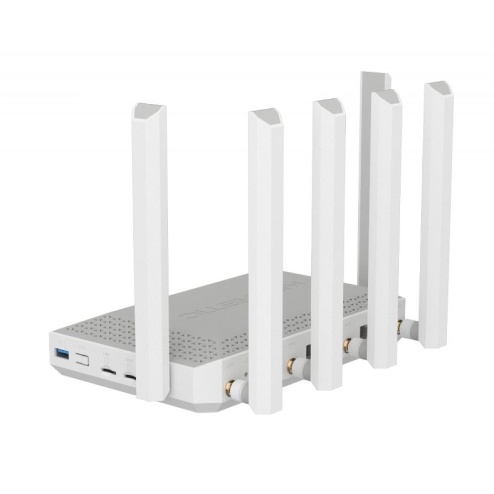 Keenetic - Hero 5G (KN-4110) router inalámbrico 2.5 Gigabit Ethernet Doble banda (2,4 GHz / 5 GHz) Gris, Blanco