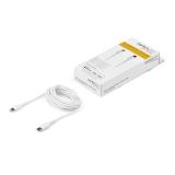 StarTech.com - Cable Resistente USB-C a Lightning de 2 m Blanco - Cable de Sincronización y Carga USB Tipo C a Lightning con Fib