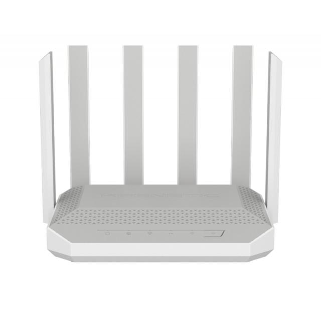 Keenetic - Hero 5G (KN-4110) router inalámbrico 2.5 Gigabit Ethernet Doble banda (2,4 GHz / 5 GHz) Gris, Blanco