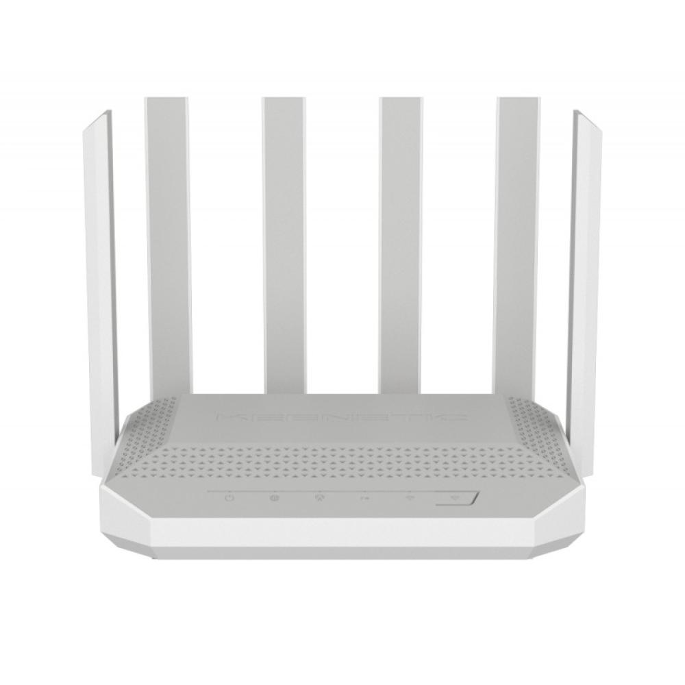 Keenetic - Hero 5G (KN-4110) router inalámbrico 2.5 Gigabit Ethernet Doble banda (2,4 GHz / 5 GHz) Gris, Blanco