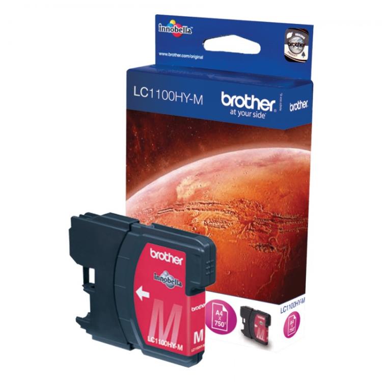 Brother - LC1100HYM cartucho de tinta 1 pieza(s) Original Alto rendimiento (XL) Magenta