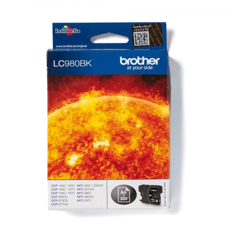 Brother - LC980BK cartucho de tinta 1 pieza(s) Original Negro