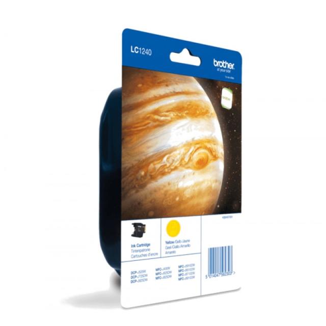 Brother - LC1240YBP cartucho de tinta 1 pieza(s) Original Amarillo