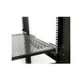 StarTech.com - Estante Bandeja Deslizante Perforada Telescópica para Armario Rack de Profundidad Ajustable - 2U 22.7kg