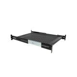 StarTech.com - Estante Bandeja Deslizante Perforada Telescópica para Armario Rack de Profundidad Ajustable - 2U 22.7kg