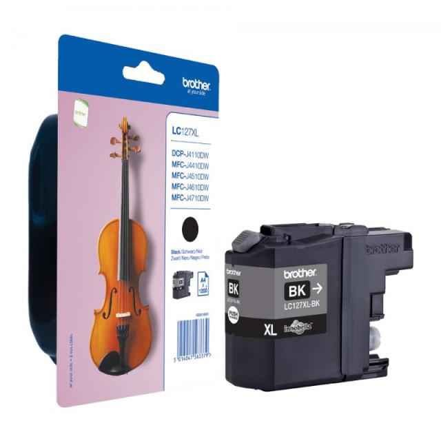 Brother - LC127XLBKBP cartucho de tinta 1 pieza(s) Original Negro