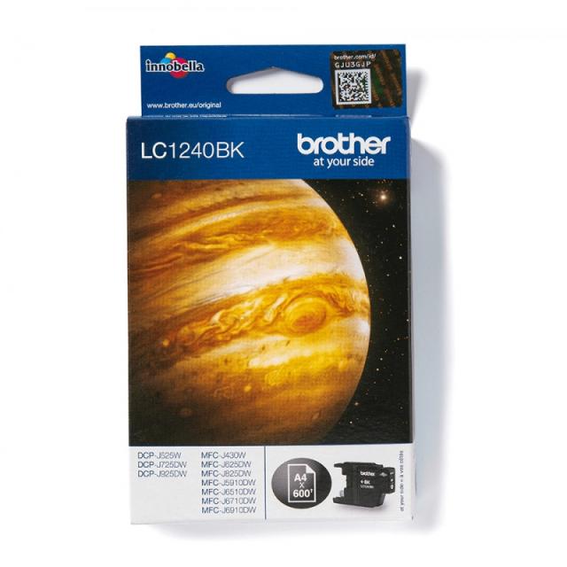 Brother - LC1240BK cartucho de tinta 1 pieza(s) Original Negro