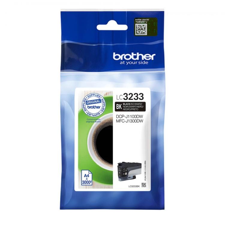 Brother - LC3233BK cartucho de tinta 1 pieza(s) Original Rendimiento estándar Negro