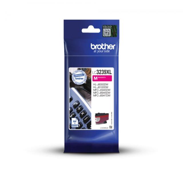 Brother - LC3239XLM cartucho de tinta 1 pieza(s) Original Alto rendimiento (XL) Magenta