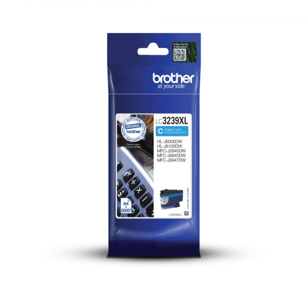 Brother - LC3239XLC cartucho de tinta 1 pieza(s) Original Alto rendimiento (XL) Cian